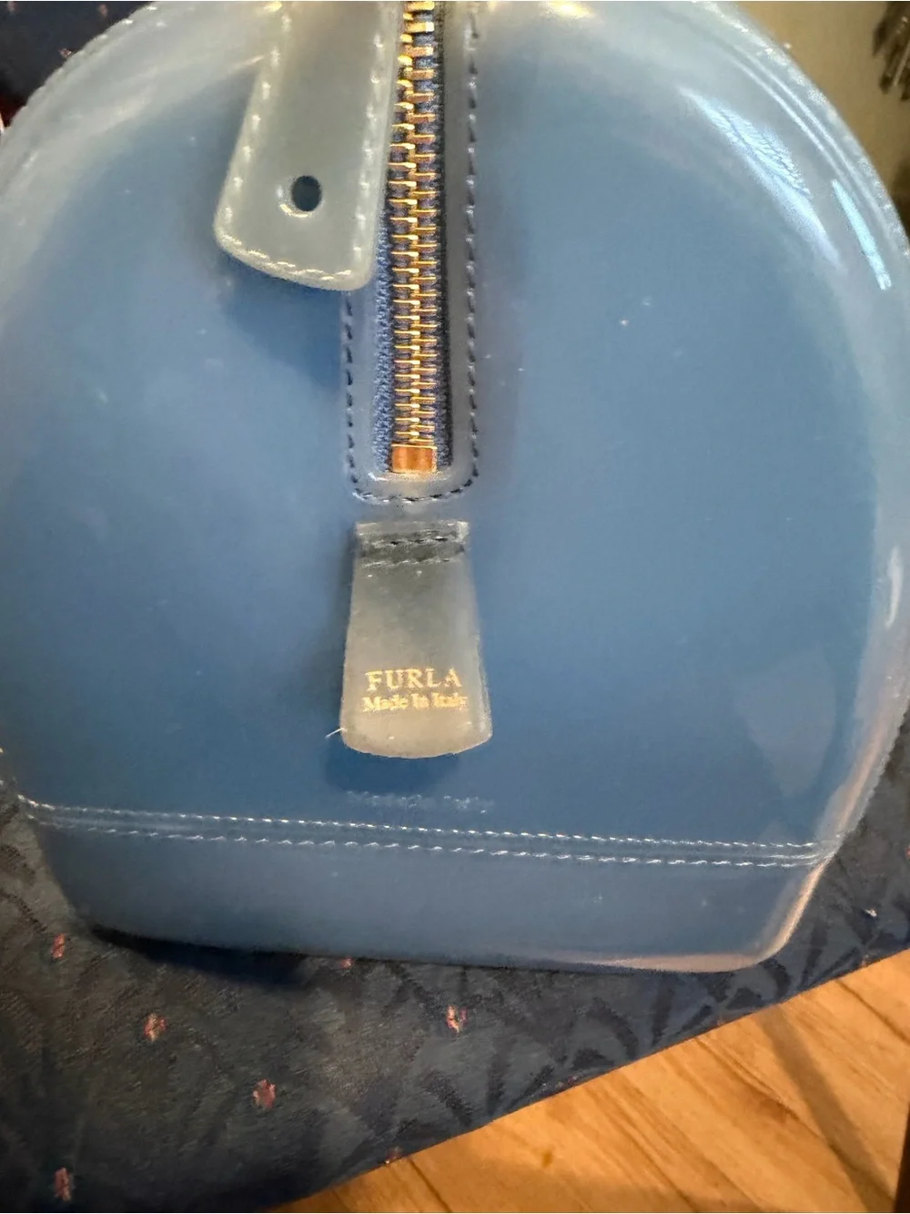 Furla Candy Blue Satchel